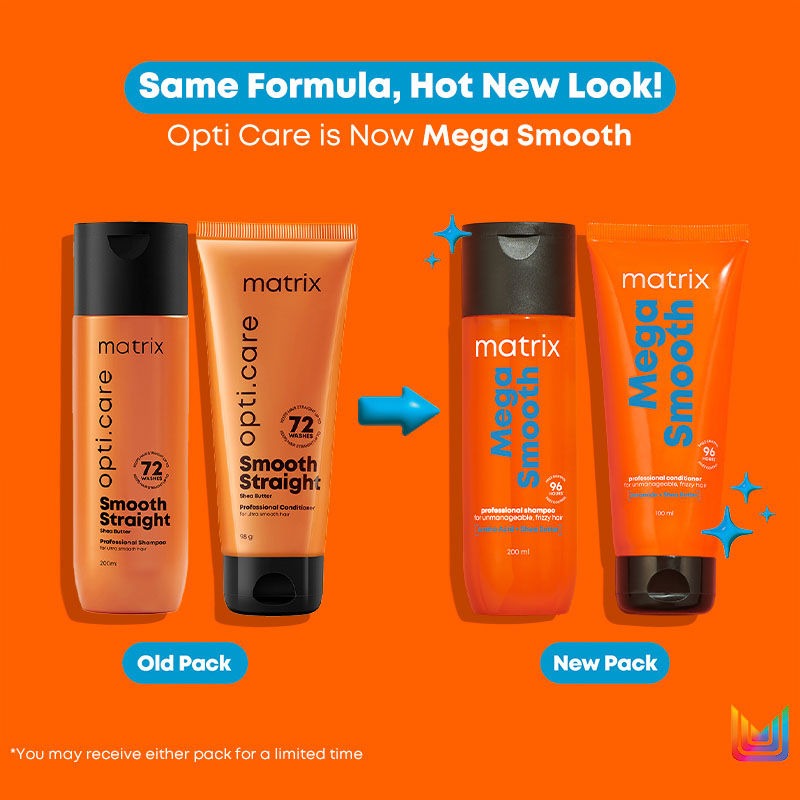 Matrix Opti. Care Smooth Straight Professional Ultra Smoothing Shampoo And Conditioner Combo