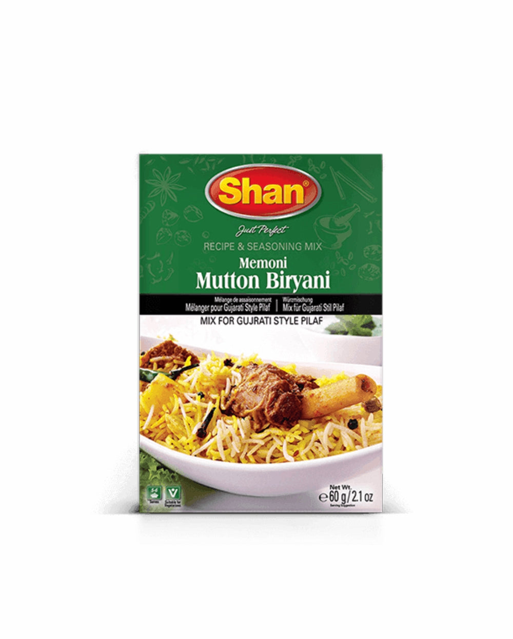 Shan Seasoning Mix Memoni Mutton Biryani 60gm