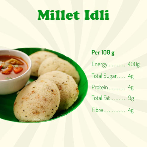 Gladful Ragi Instant Idli Mix and Multi-Millet Idli Mix - Pack of 2