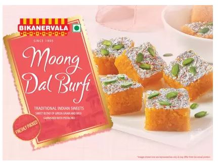 Bikanervala's Moong Dal Burfi