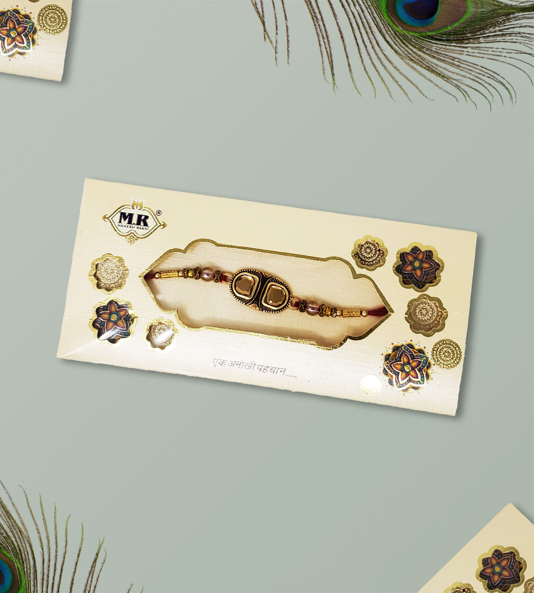 MR Two Daimond Rakhi