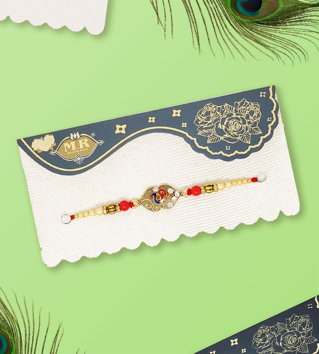 MR Decorative Peacock Rakhi