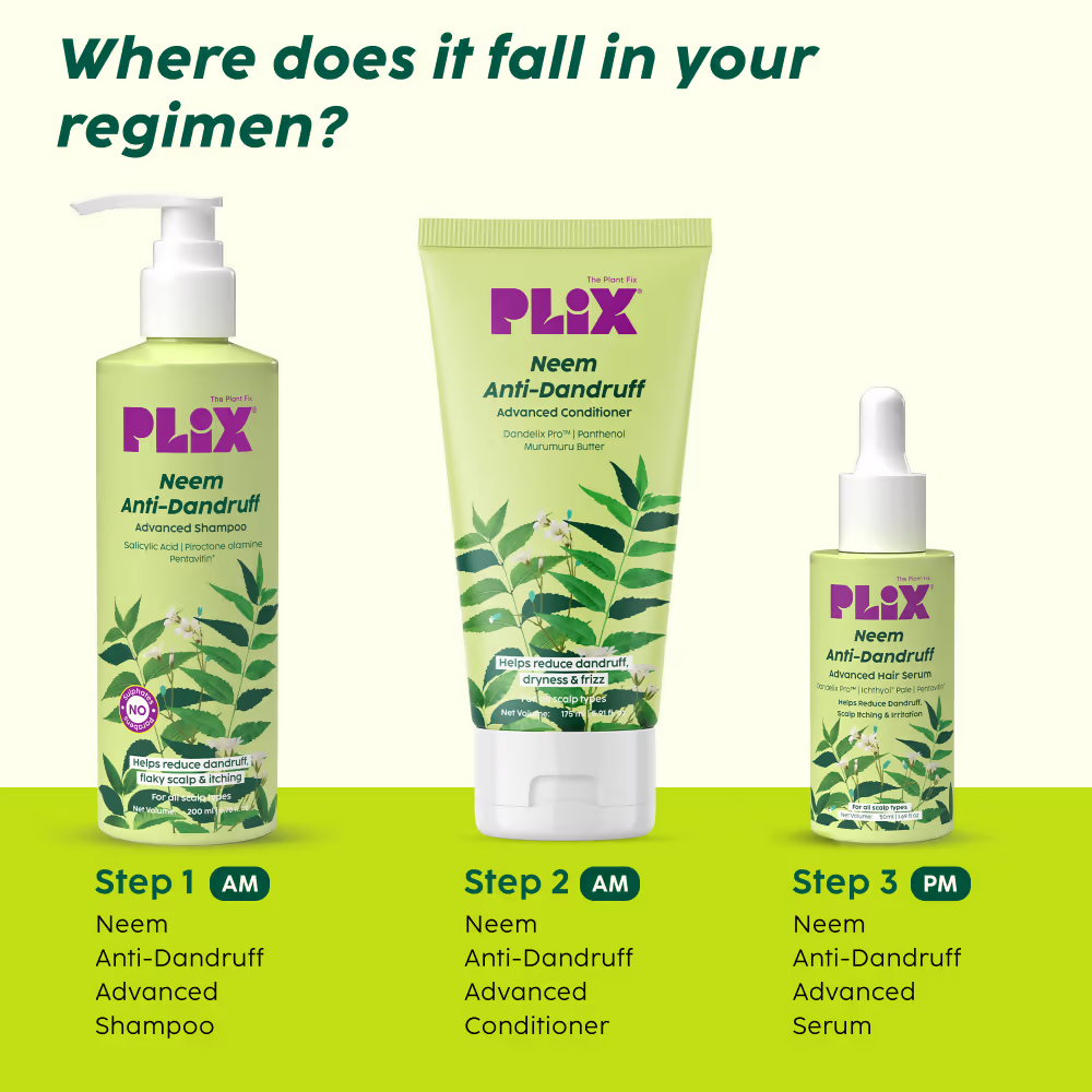 PLIX The Plant Fix Neem Anti-Dandruff Kit