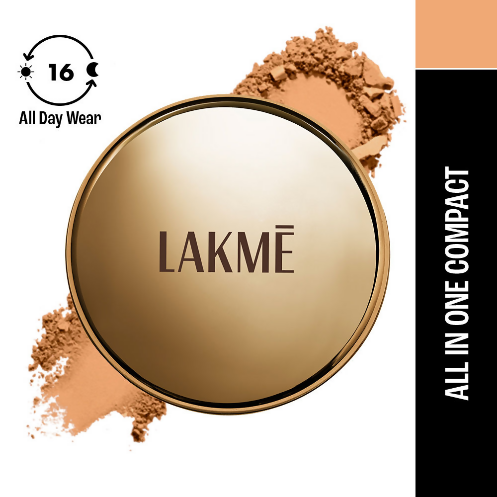 Lakme Powerplay Priming Powder Foundation, 3-In-1, Lasting Matte - Natural Light