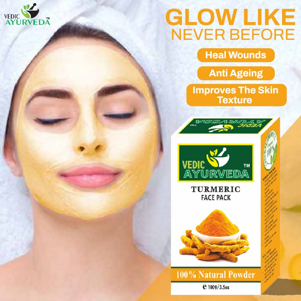 VedicAyurveda Turmeric Face Pack Powder
