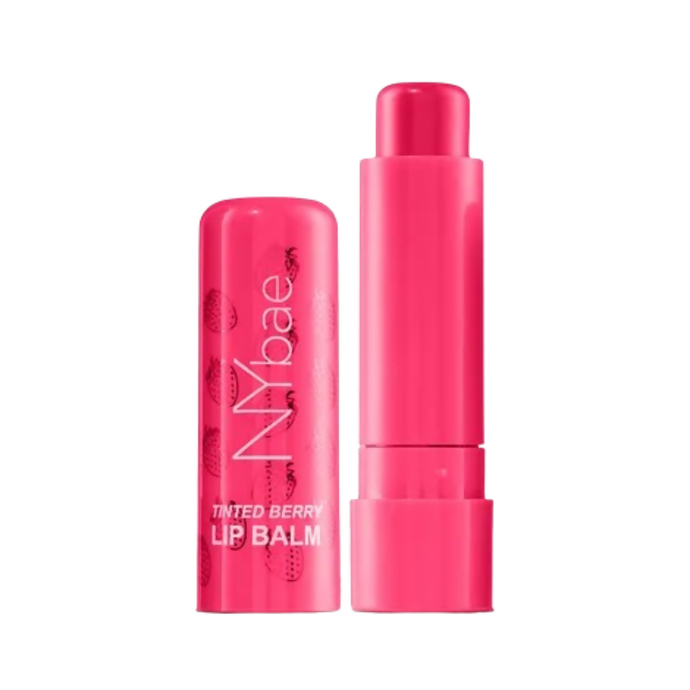NY Bae Tinted Berry Lip Balm - Soft, Plump & Natural Red Tint