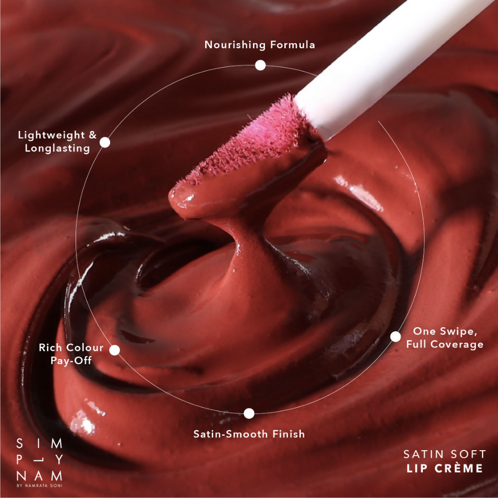 Simply Nam Satin Soft Lip Creme - Reshma Divine Rose