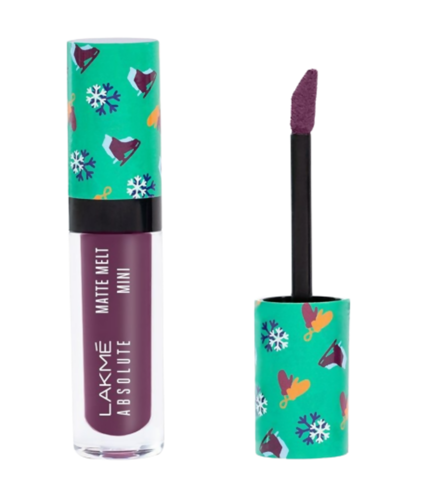 Lakme Absolute Matte Melt Mini Liquid Lip Color - Purple Tourist