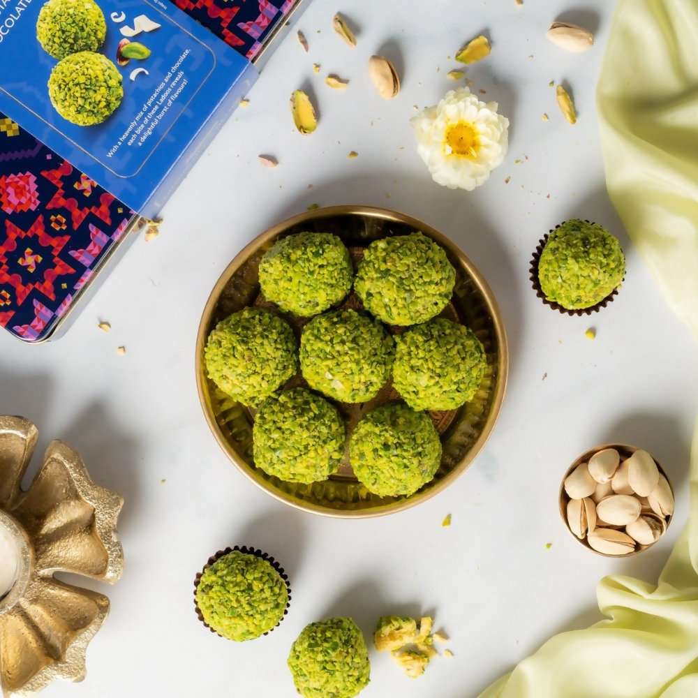 Haldiram's Pistachio Chocolate Ladoo