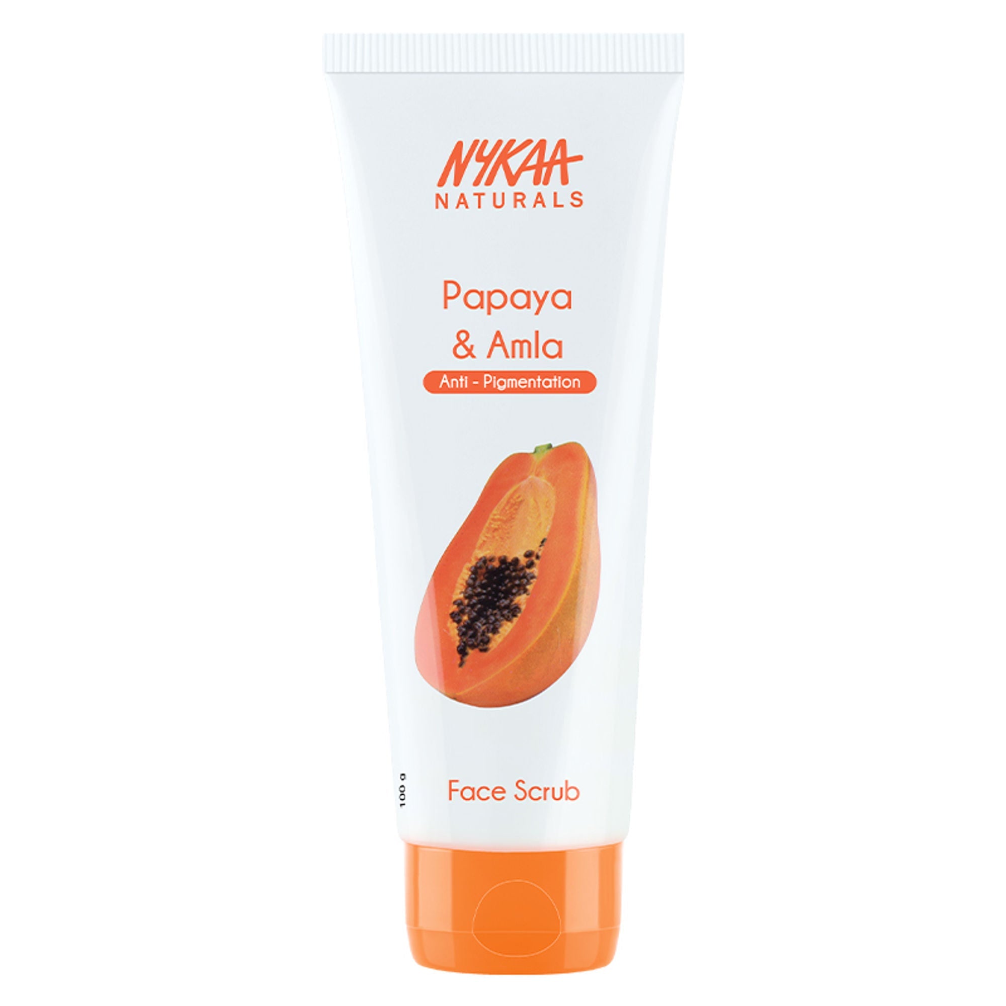 Nykaa Naturals Tea Tree & Neem Detox Face Scrub For Purifying, Acne Control & Clear Skin Glow - Papaya & Amla
