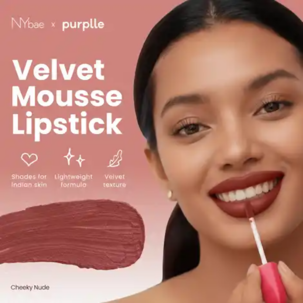NY Bae Velvet Mousse Liquid Lipstick - Cheeky Nude 09