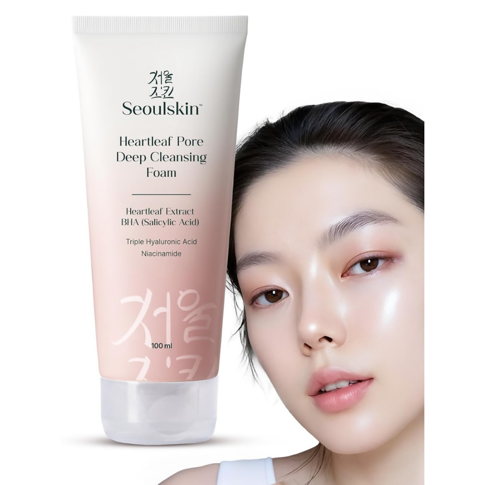Seoulskin Heartleaf Double Cleansing Oil + Pore Deep Cleansing Foam