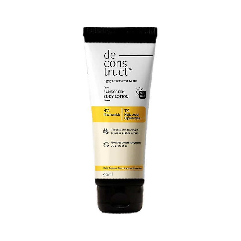 Deconstruct Detan Sunscreen Body Lotion, SPF 50 PA++++, Brightens & Protects