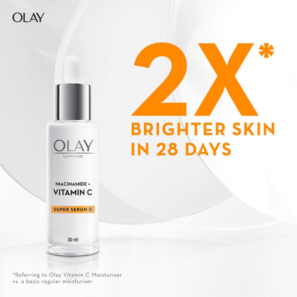 Olay Hydration Boost Kit With Niacinamide + Vitamin-C Super Serum & Cleanser