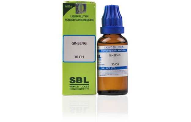 SBL Homeopathy Ginseng Dilution