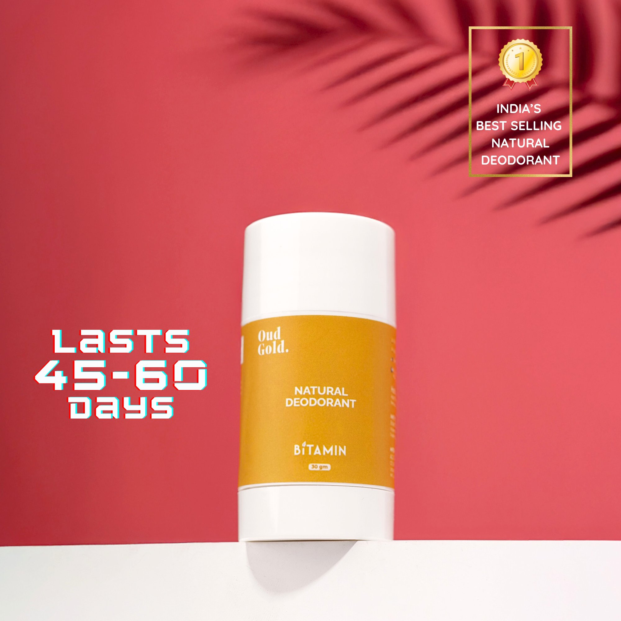 Bitamin Oud Gold Natural Deodorant Roll On