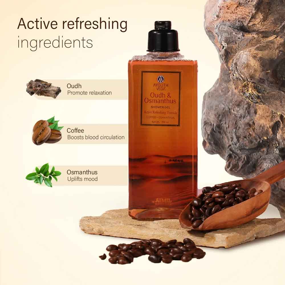 Ayouthveda Oudh & Osmanthus Shower Gel