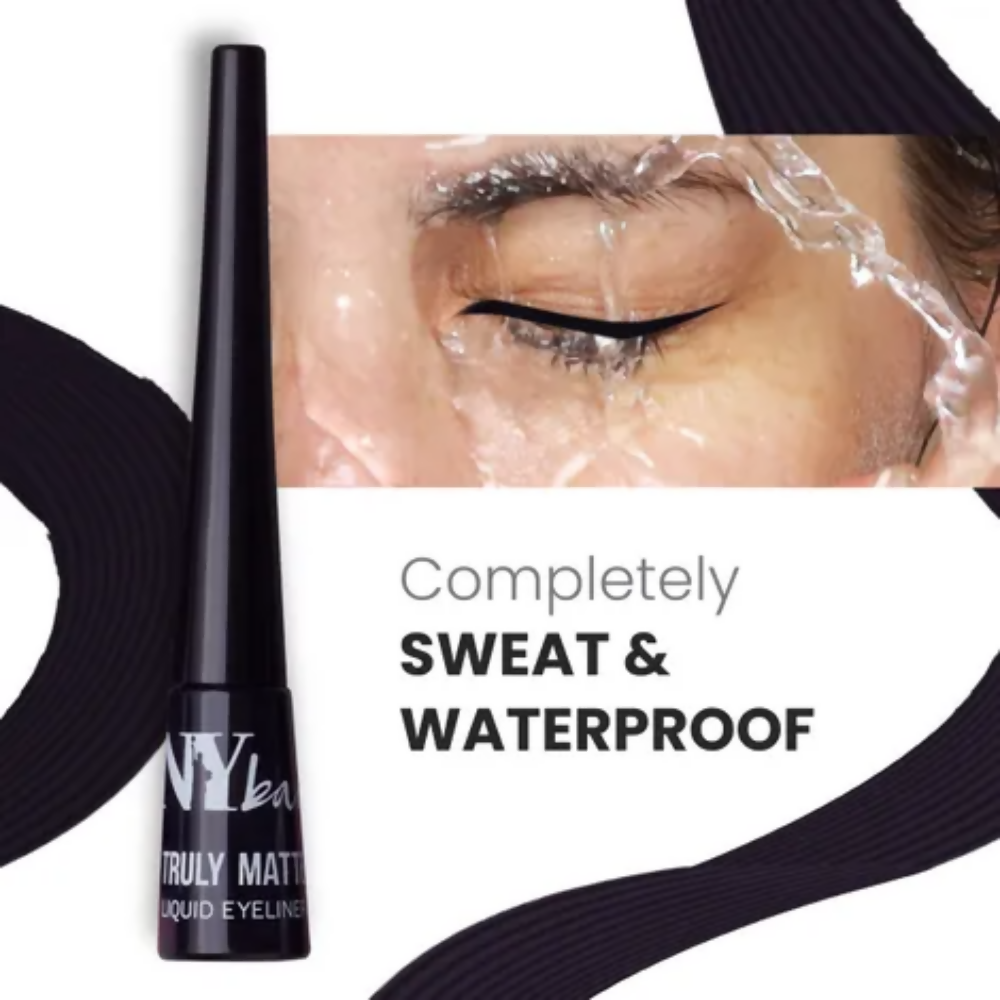 NY Bae Truly Matte Liquid Eyeliner - Bold Black