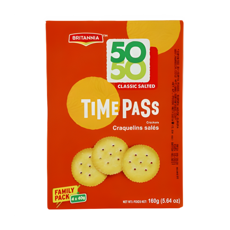 Britannia 50-50 Time Pass Crackers