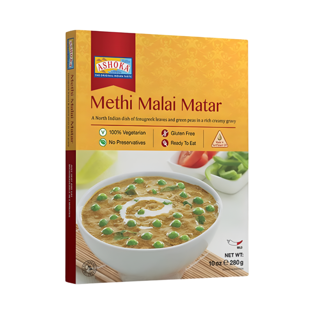Ashoka Ready To Eat Methi Malai Matar 280g
