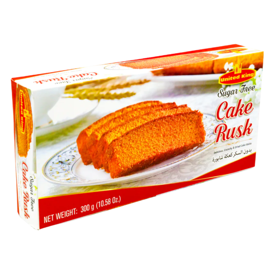 United King Sugar Free Cake Rusk 300g