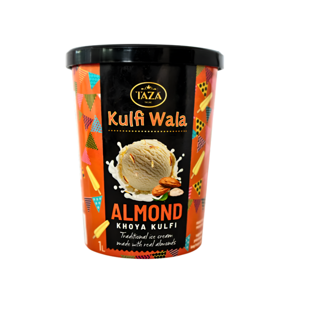 Taza Kulfi Wala Almond Khoya Kulfi 1L