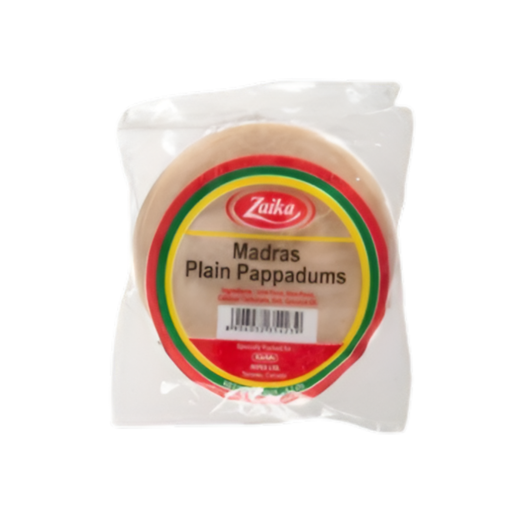 Zaika Plain Madras Pappadums 200g