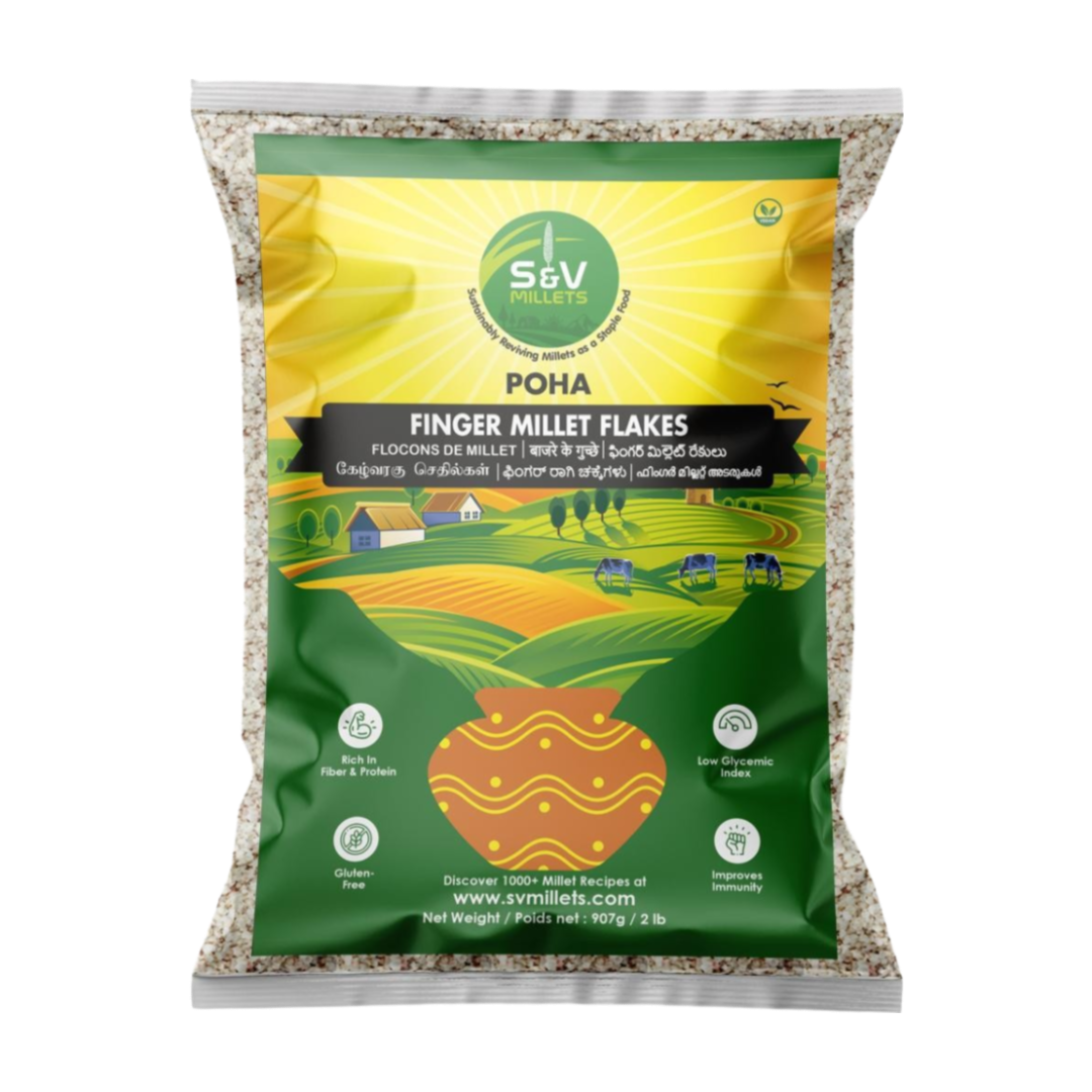 S&V Finger Millet Flakes 2lb