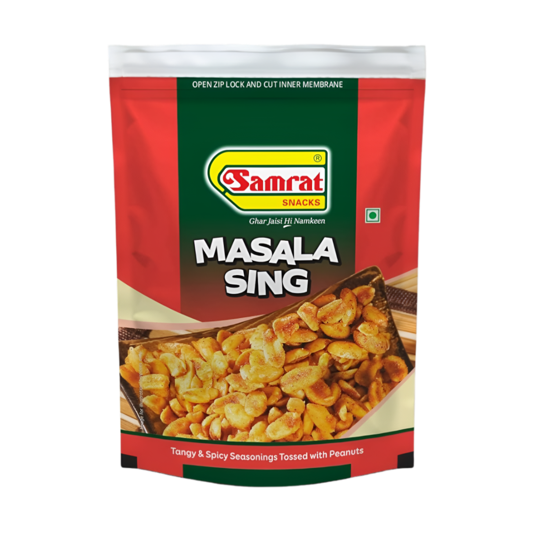 Samrat Snacks Masala Sing (Spicy Peanut) 400g