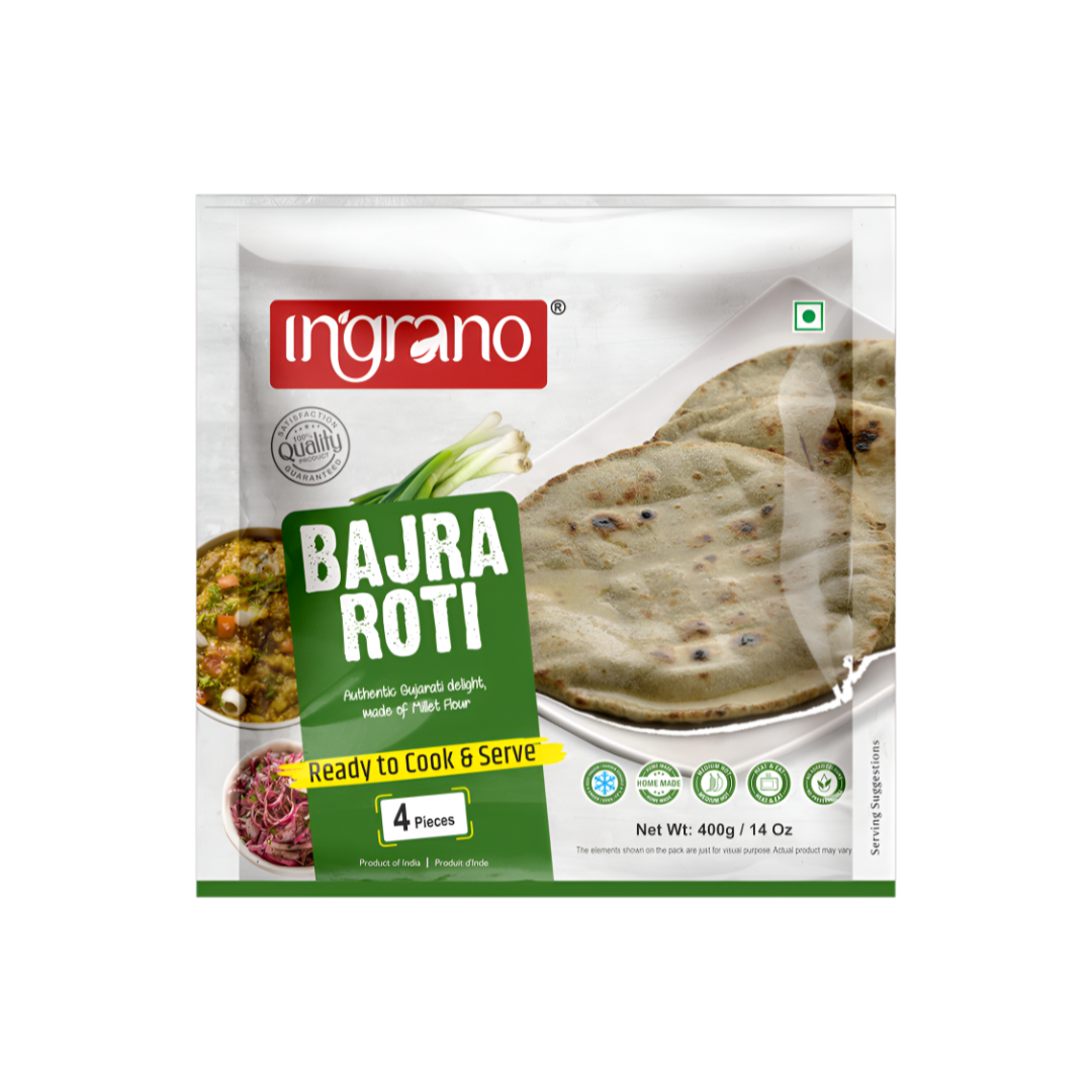 Ingrano Bajra Roti (4 Pcs) 400g