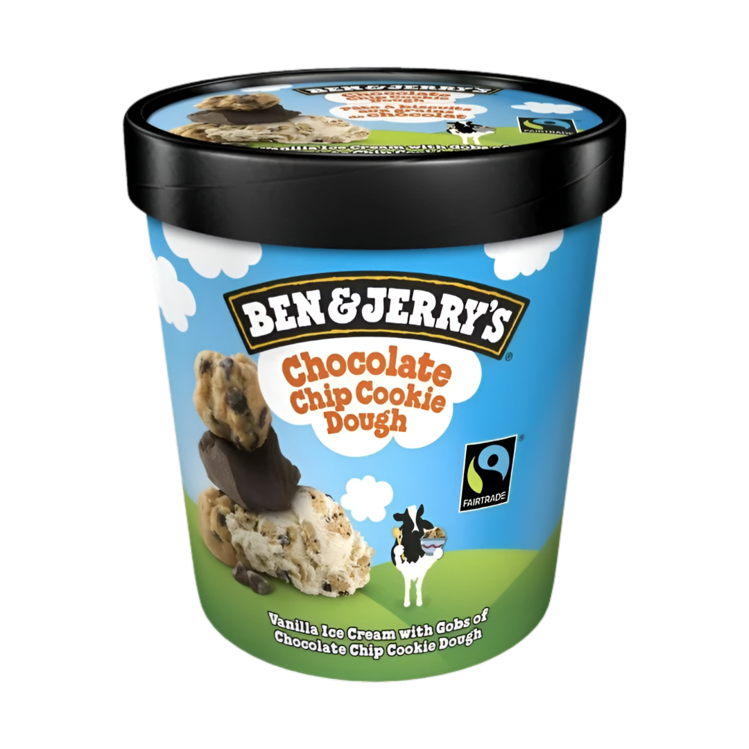 Ben & Jerry's Chocolate Chip Vanilla Ice Cream 473ml