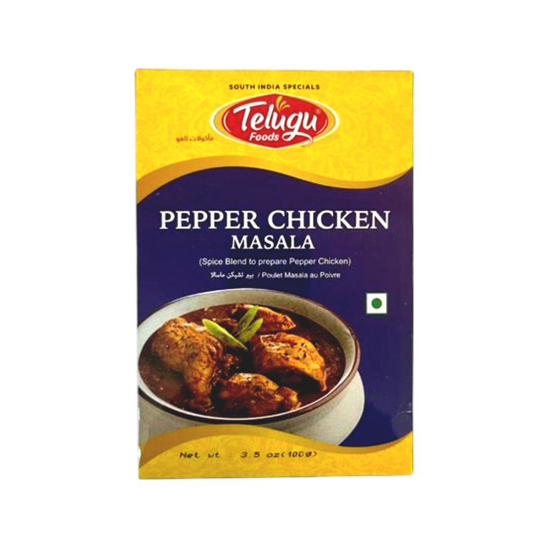Telugu Foods Pepper Chicken Masala 100g