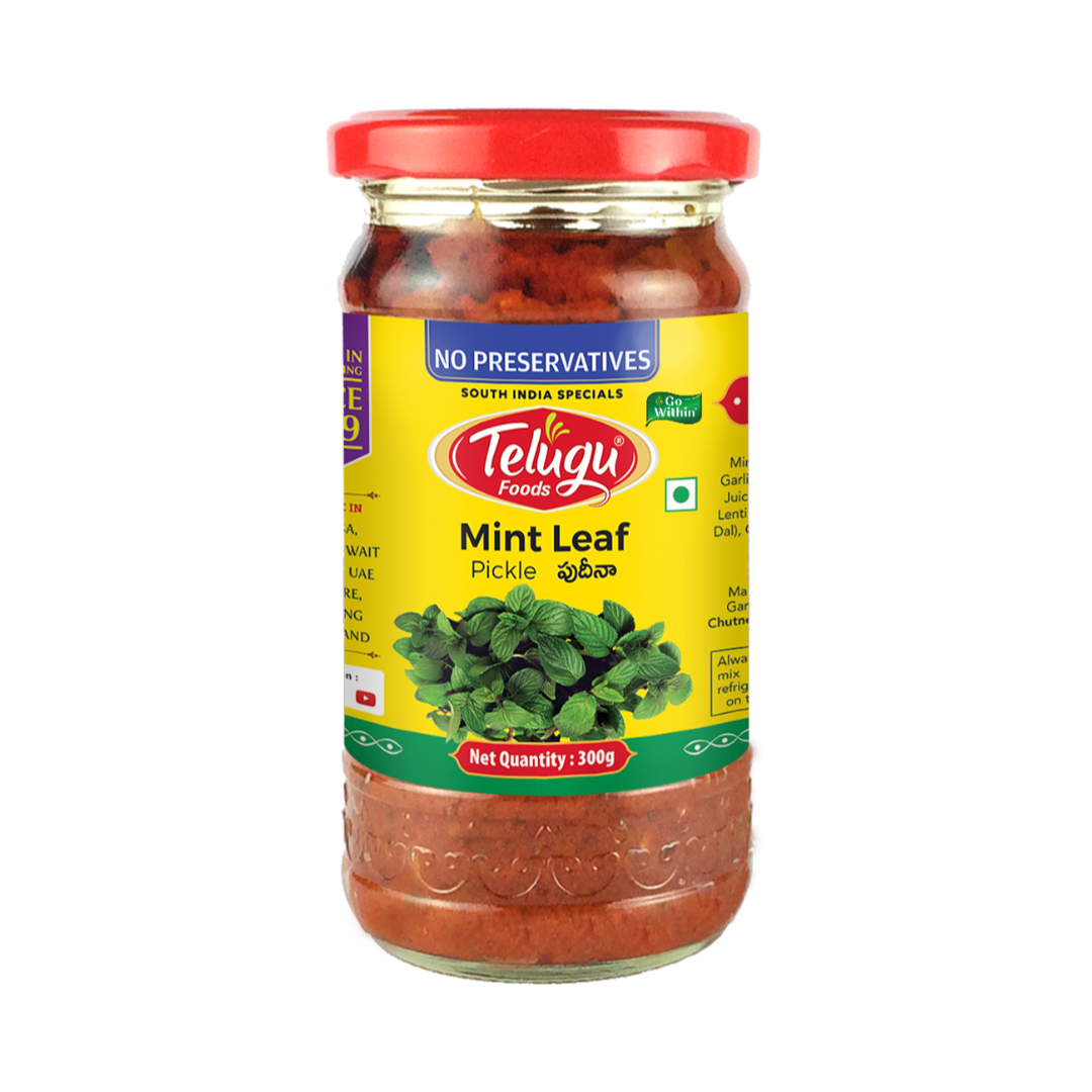 Telugu Foods Mint Leaf Pickle 300g