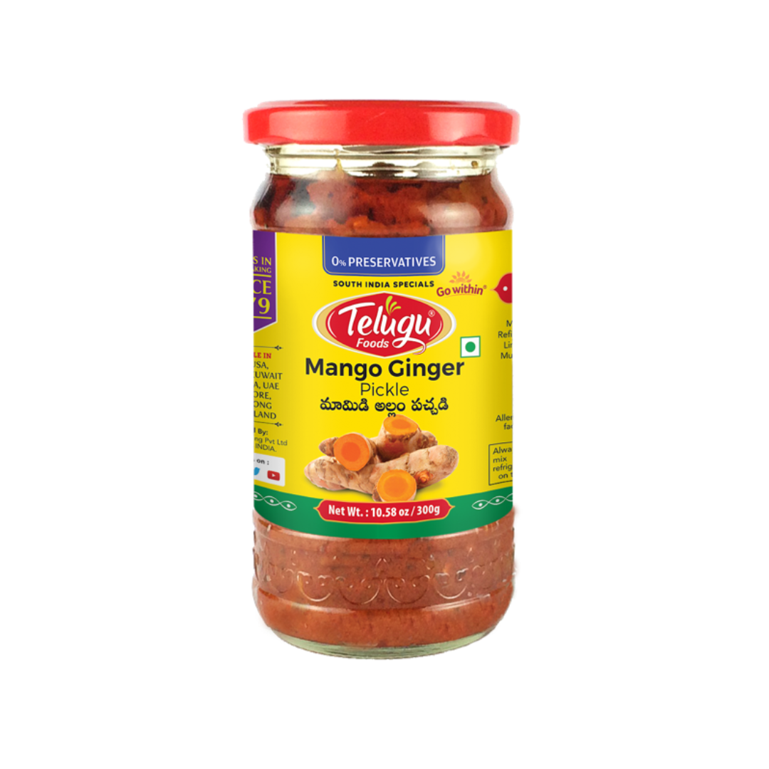 Telugu Foods Mango Ginger Pickle 300g