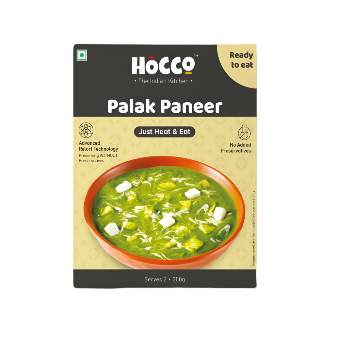 Hocco Ready To Eat Palak Paneer 300g