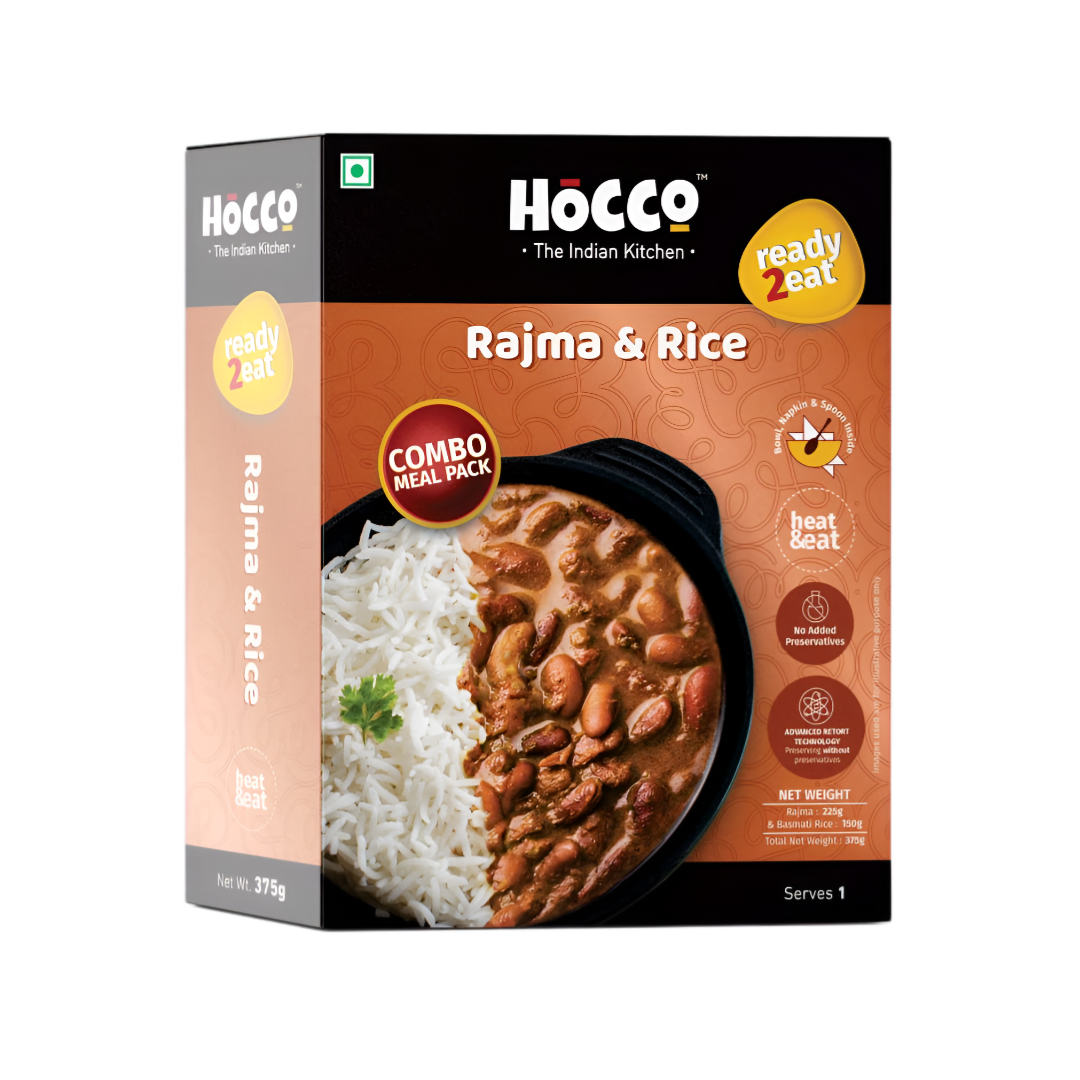 Hocco Ready To Eat Kadhi Pakoda & Rice Combo 375g