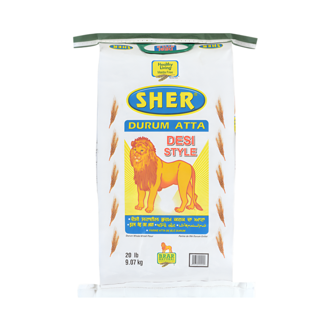 Sher Durum Atta Desi Style Flour 10lb