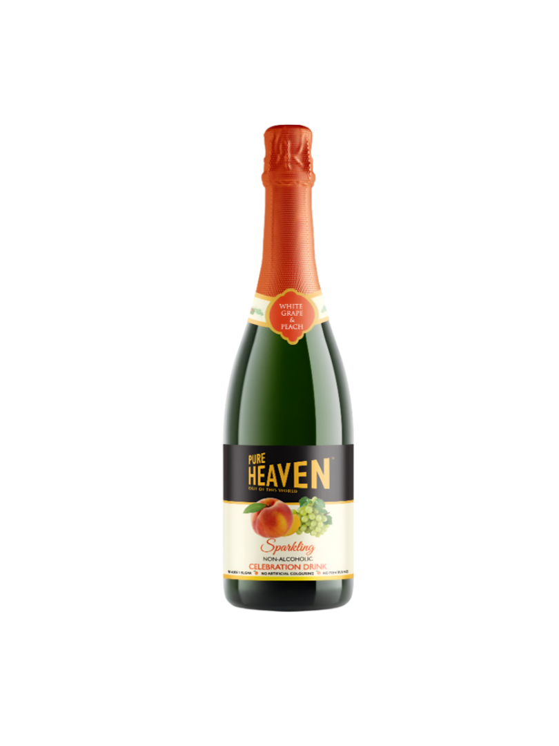 Pure Heaven Peach Sparkling Drink 750ml