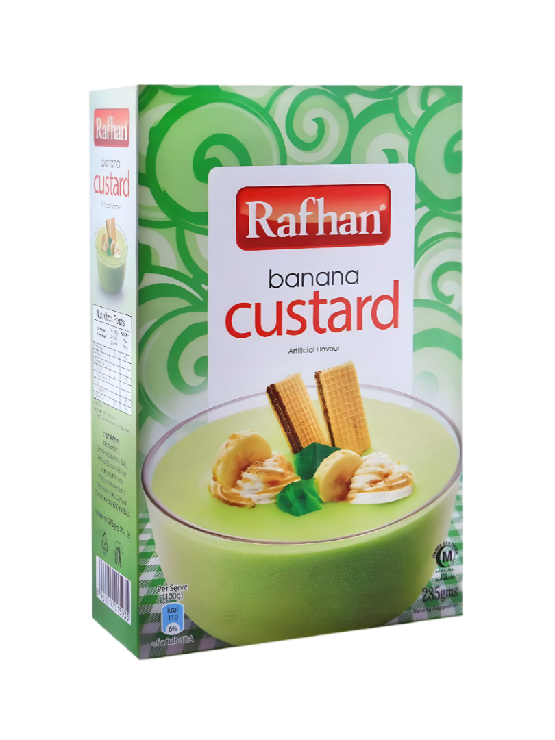 Rafhan Banana Custard 275g