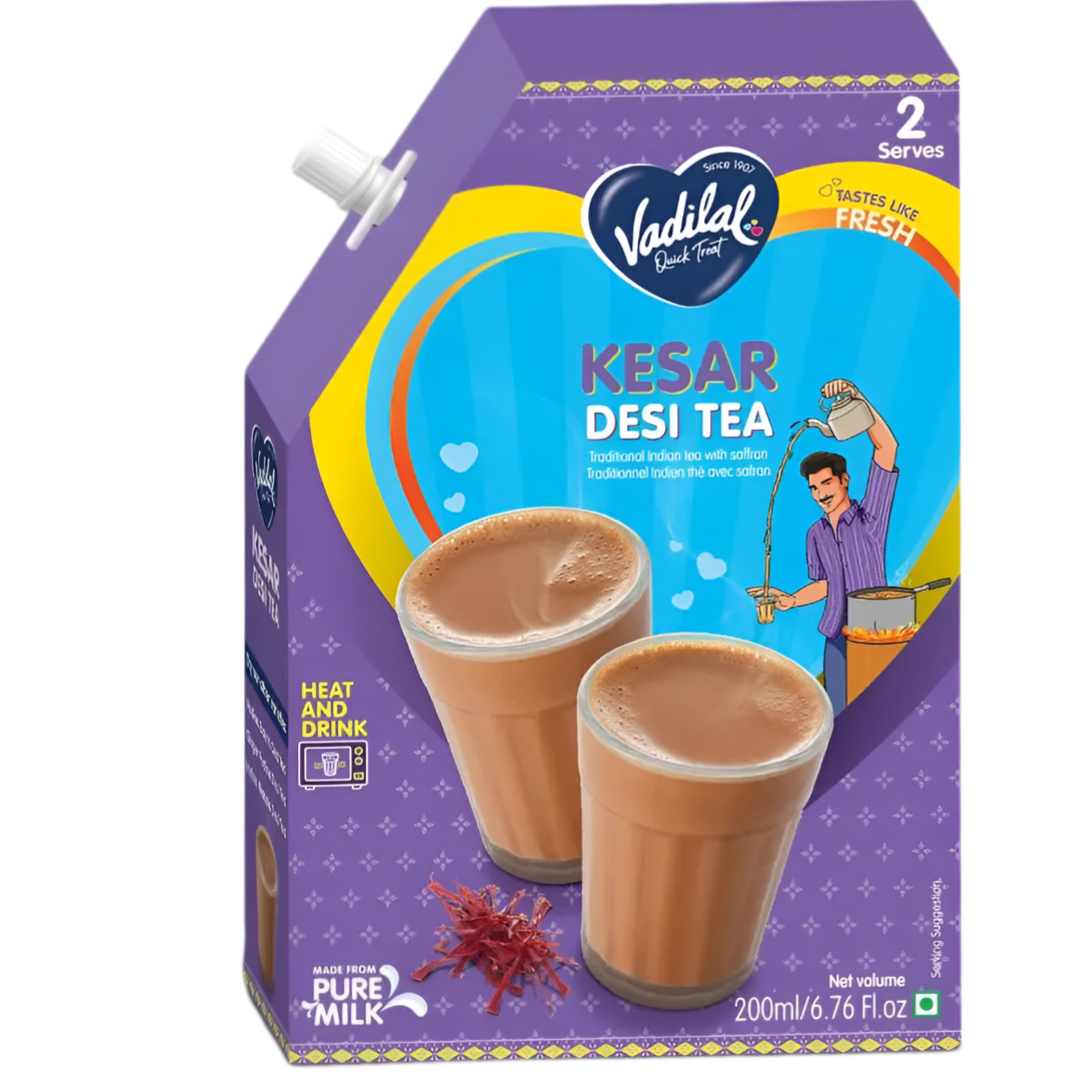 Vadilal Kesar (Saffron) Tea - Heat And Drink 200ml