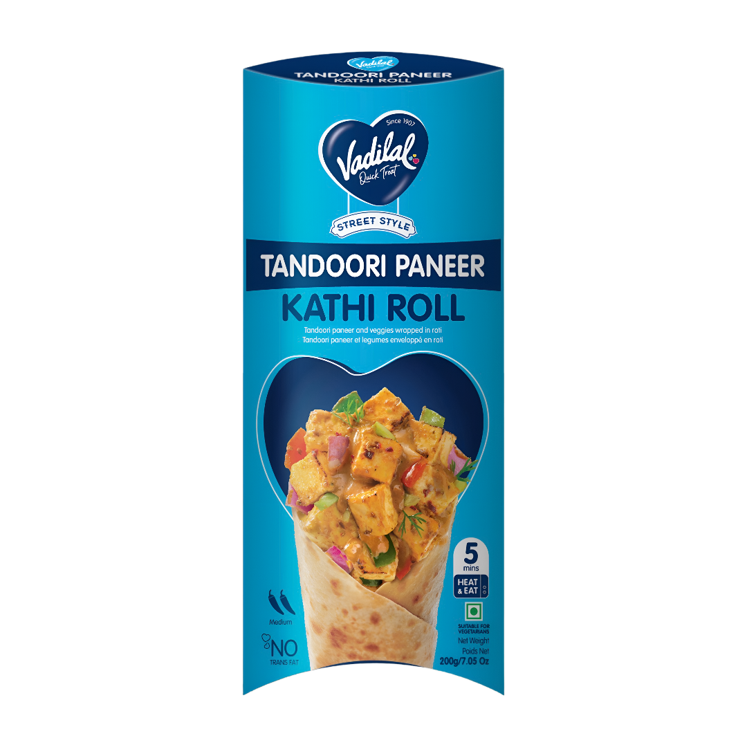 Vadilal Tandoori Paneer Kathi Roll 200g