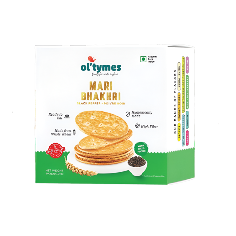Oltymes Mari Bhakhri (Black Pepper) 200g