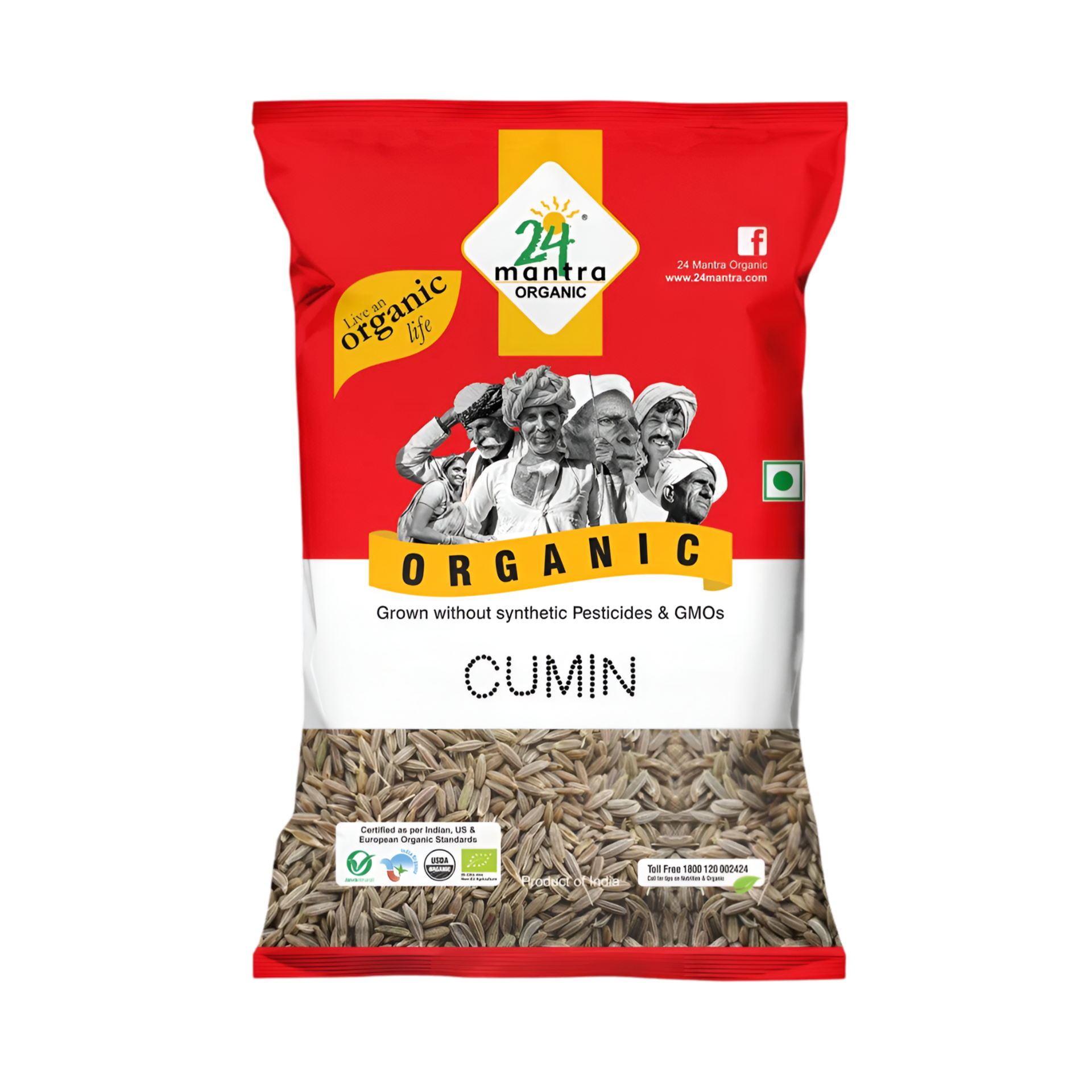 24 Mantra Organic Cumin Seeds 200g