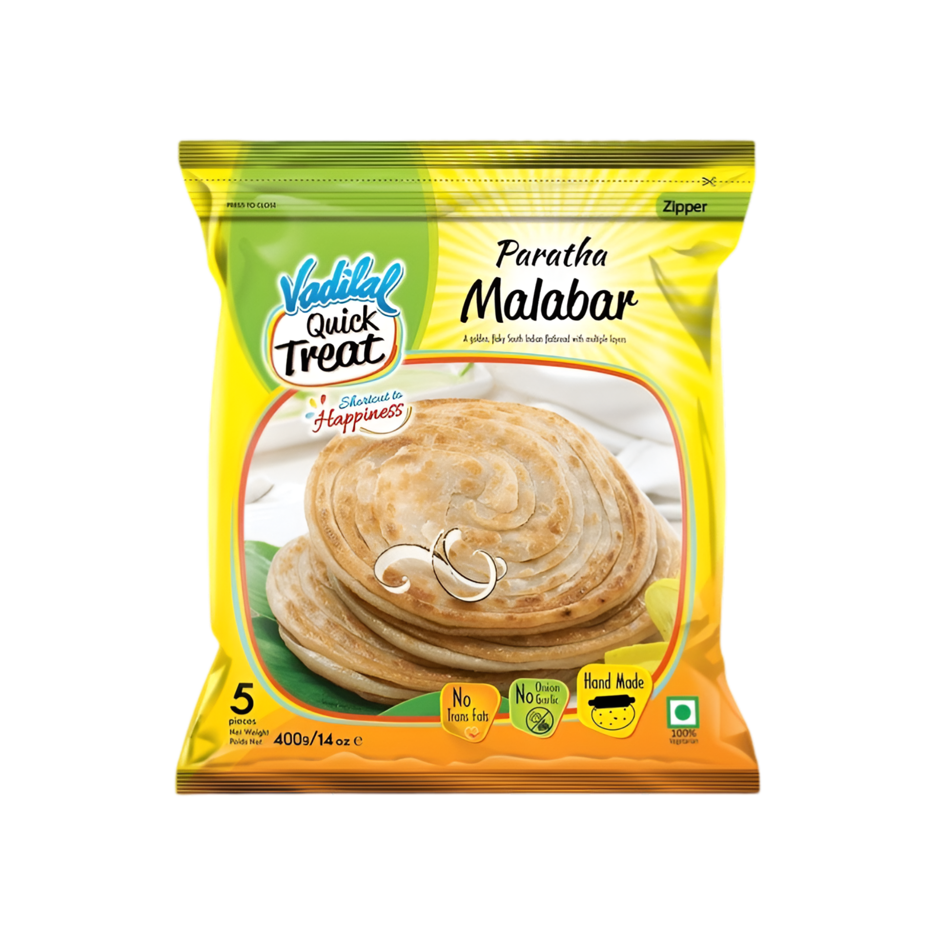 Vadilal Malabar Paratha (5pcs) 400g