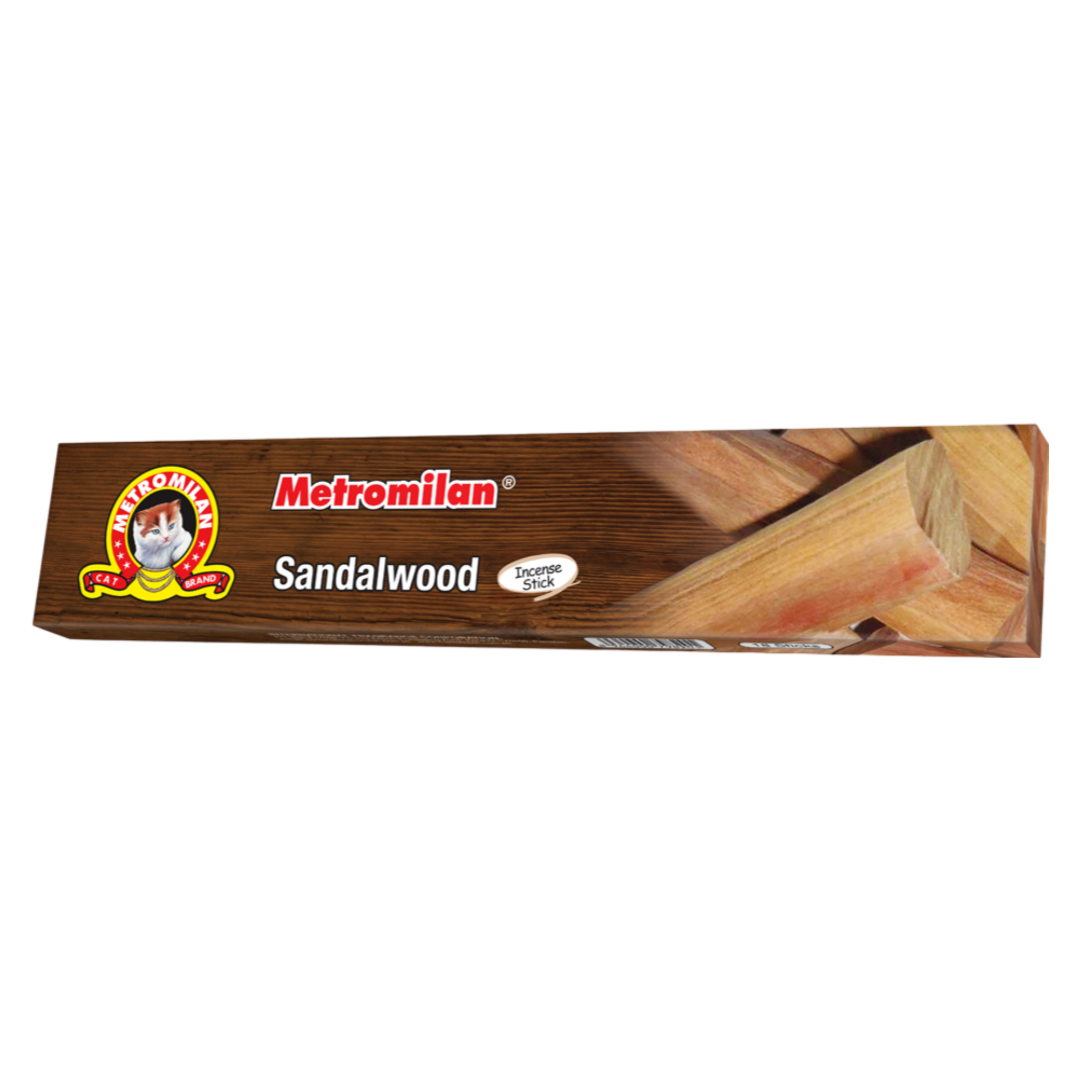 Metromilan Sandalwood Incense (18 Sticks)