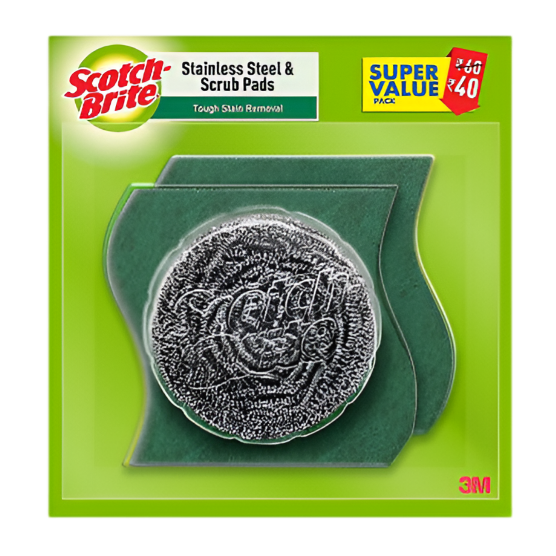 Scotch-Brite Stainless Steel And Scrub Pad