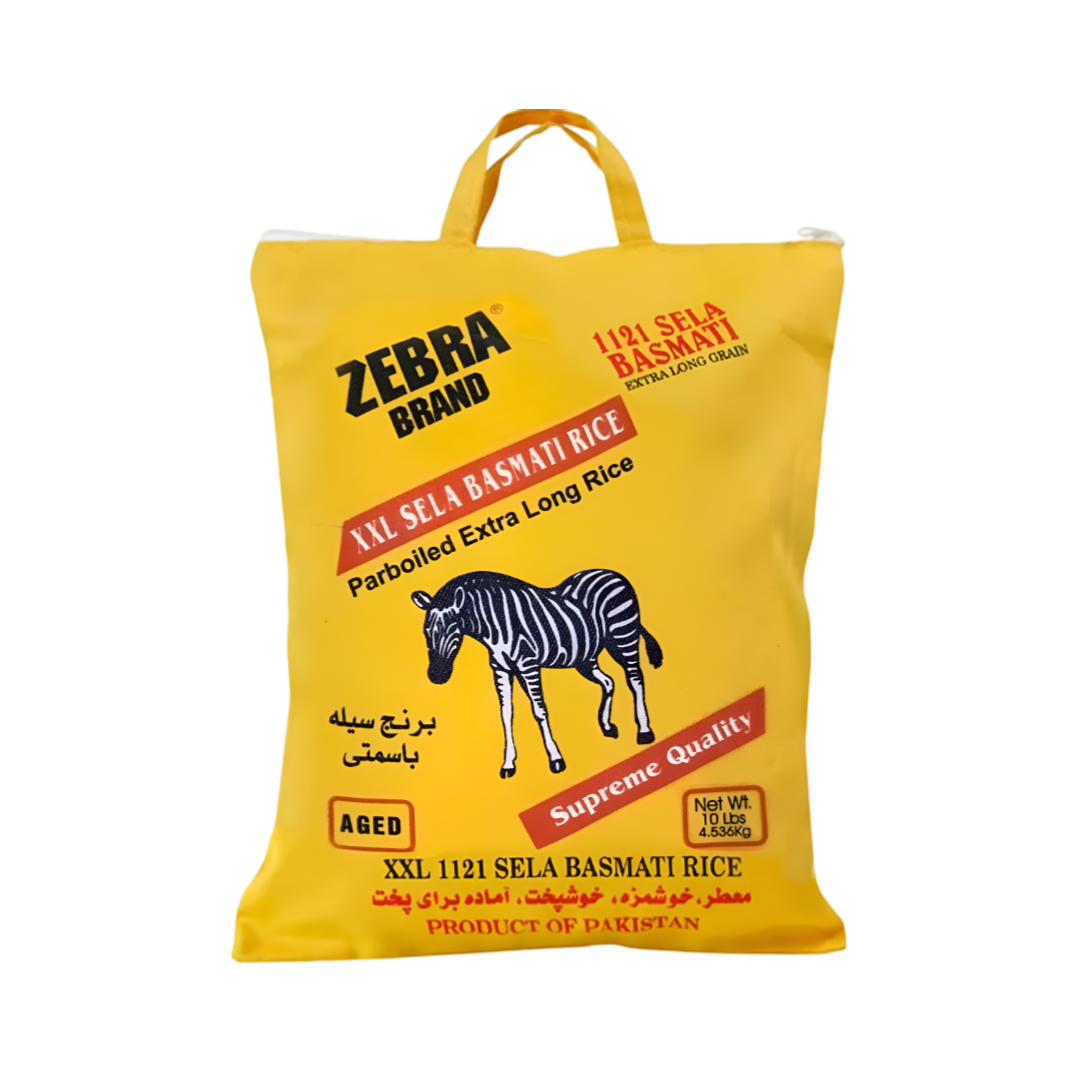 Zebra Sella Basmati Rice 10lb