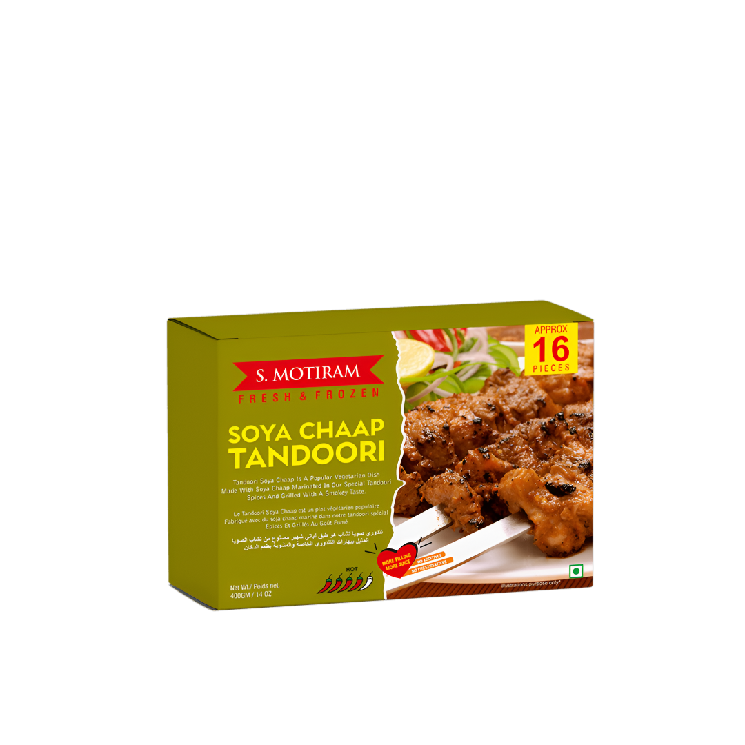 S Motiram Tandoori Soya Chaap 400g