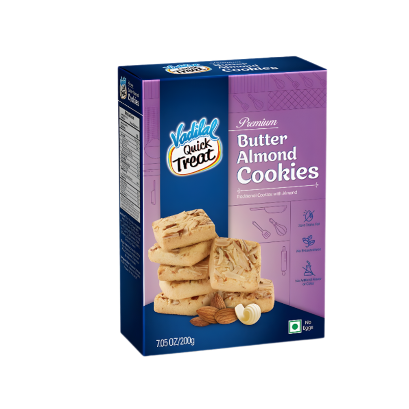 Vadilal Butter Almond Cookies 200g