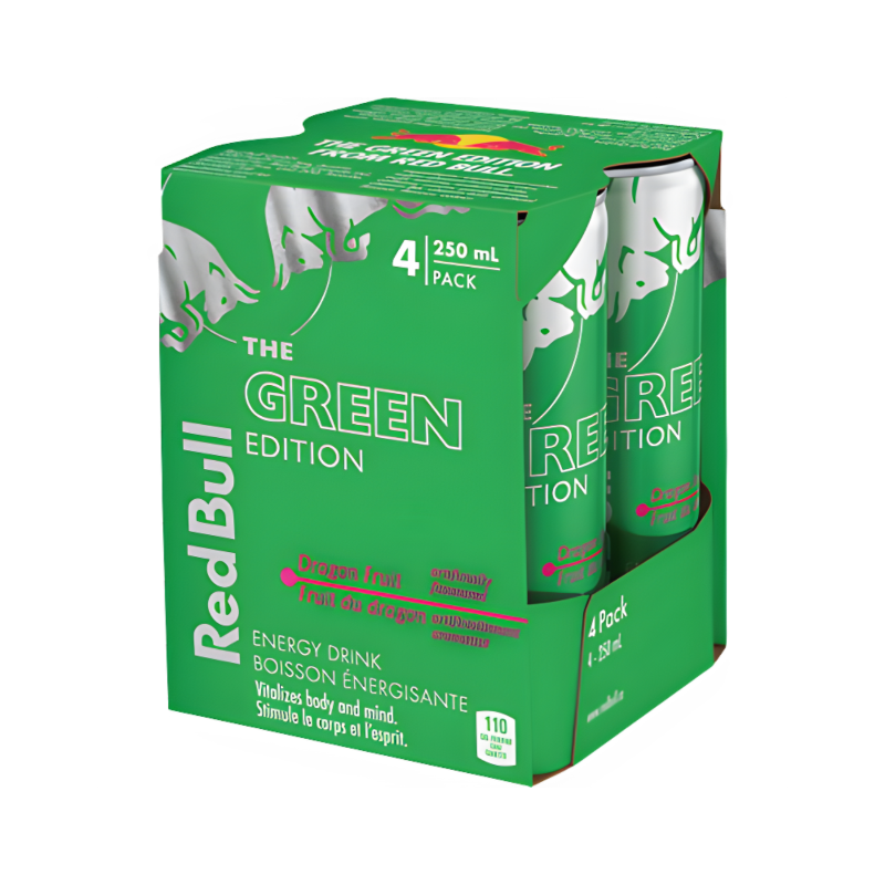 Red Bull The Green Edition (4 Packs) 250ml